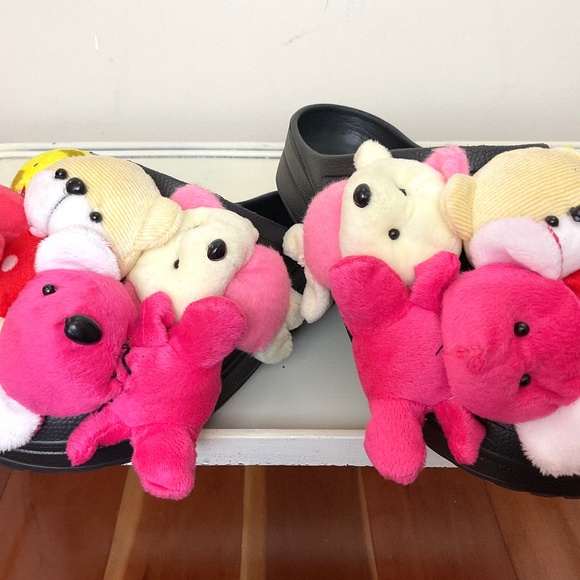 Too Cute Stuffed Animal Slides Size 10 US / 40 - Picture 5 of 16